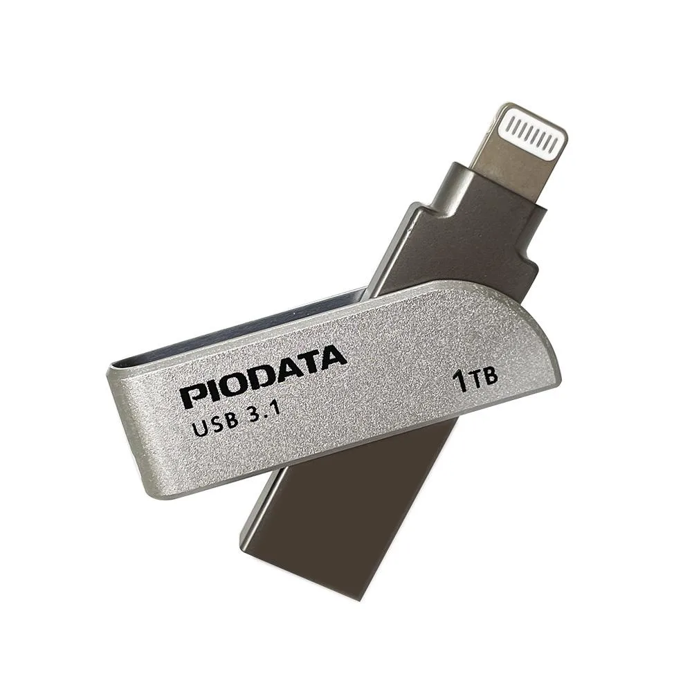 PIODATA PIODATA iXflash 1TB USB 3.1 Lightning Flash Drive — preces foto