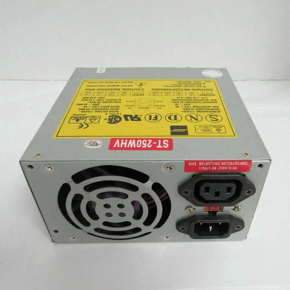 KHACHIMO ST-250WHV 250W ATX power supply unit in white finish
