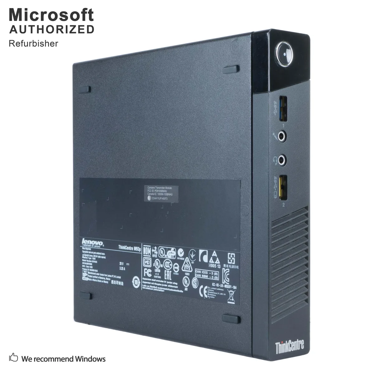 Lenovo Lenovo ThinkCentre M93P Tiny i5-4570T 16GB DDR3 240GB SSD Windows 10 Pro — photo du produit