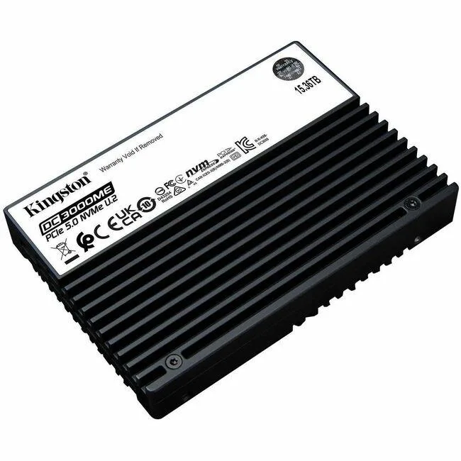 Kingston Technology Corp. Kingston Technology Corp. SEDC3000ME/15T3 enterprise SSD 15.36TB U.2 PCIe 5.0 NVMe — product photo
