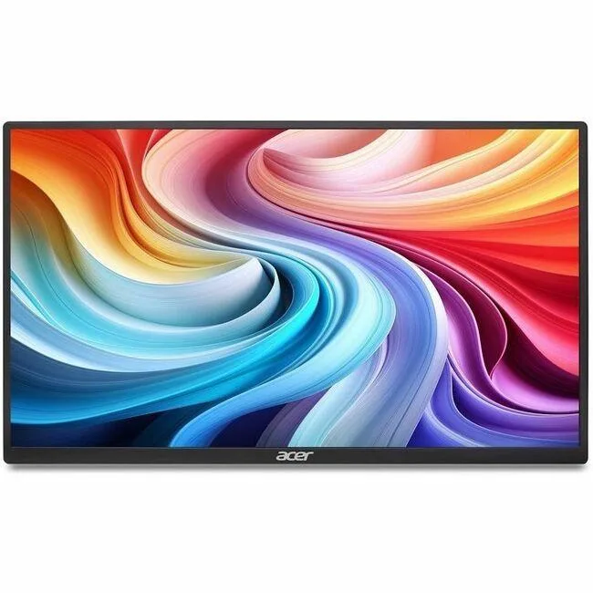 Acer America Acer PM161Q J 16" Full HD IPS Portable Monitor 1920x1080 60Hz USB-C Silver Black — ภาพสินค้า