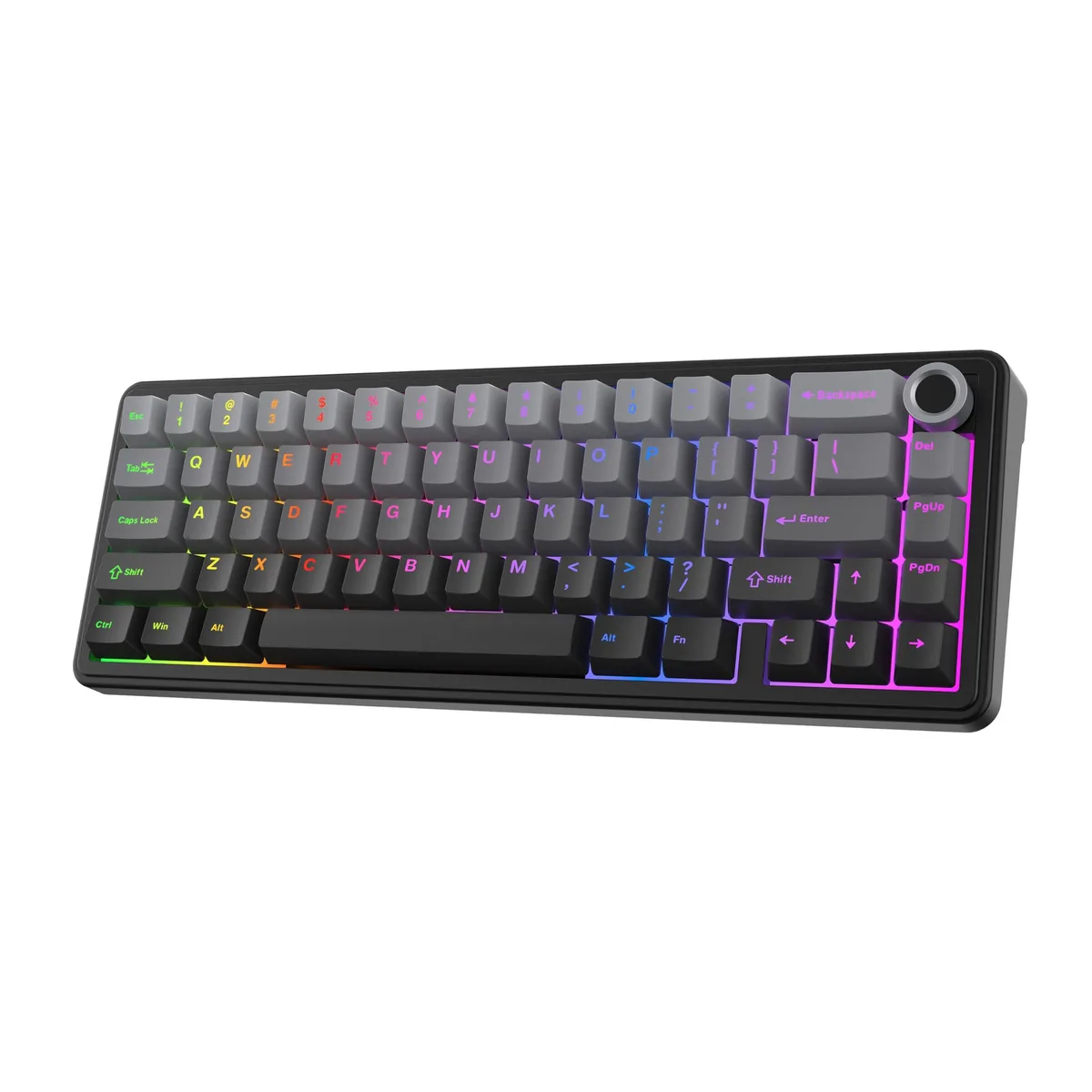 Epomaker Epomaker F65 PRO Wireless Mechanical Gaming Keyboard Gradient Grey Graywood V3 Switch 66 Keys — photo du produit