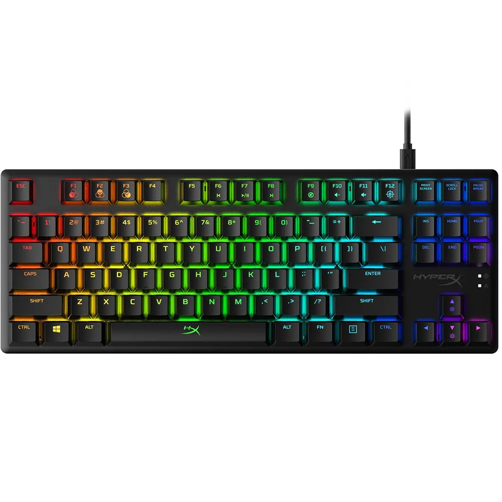 HP HP 4P5P3AA HyperX Alloy Origins Core gaming keyboard HX Red US Layout — 제품 사진