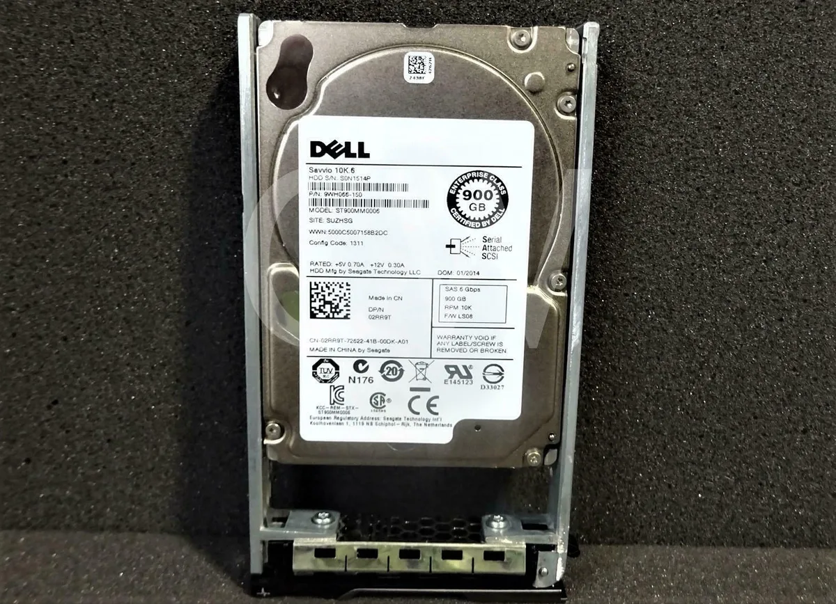DELL DELL SAVVIO 10K.6 900GB 10000RPM SAS 64MB 2.5" internal hard drive with caddy — 商品写真
