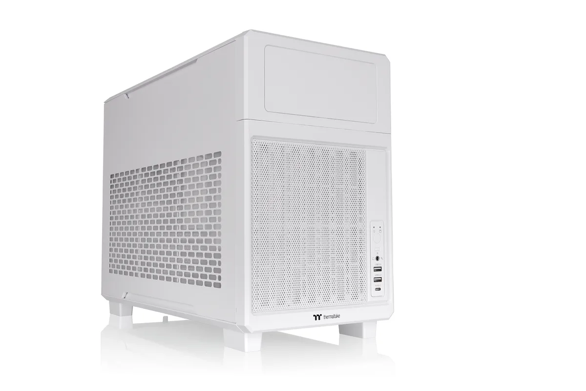 Thermaltake Thermaltake TR200 CA-11L-00S6NN-00 Micro ATX PC case Snow — 商品写真