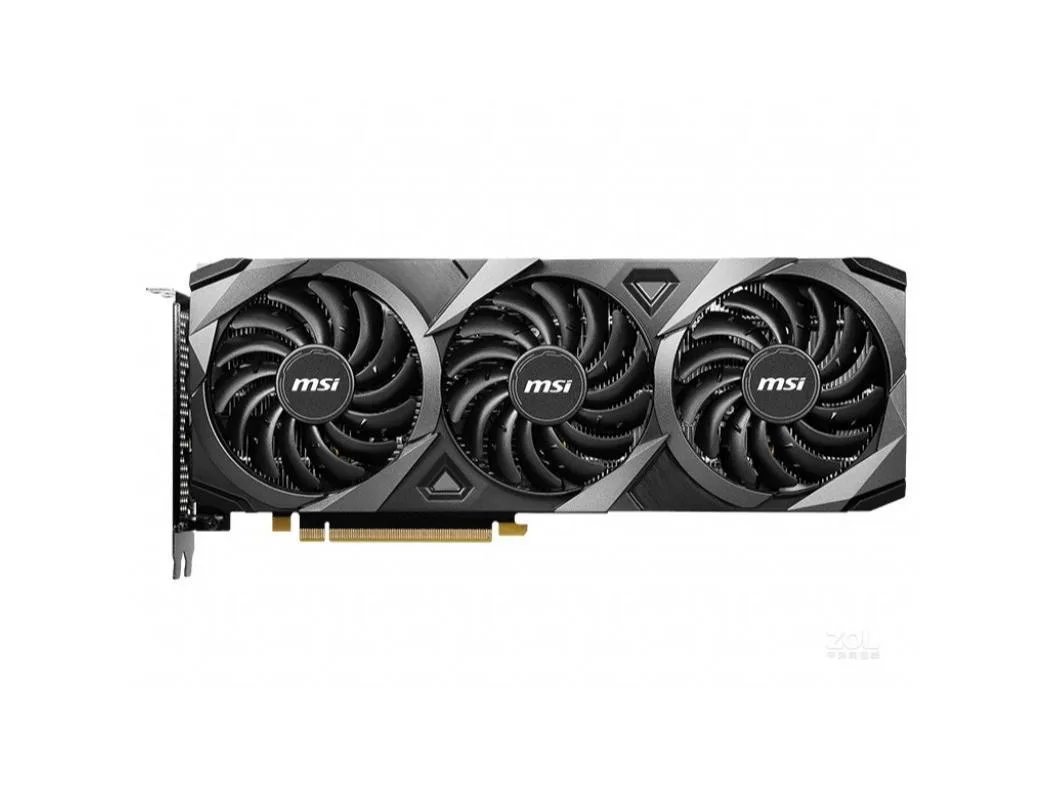 MSI GeForce RTX 3060 Ti VENTUS 3X OC triple-fan graphics card in dark grey