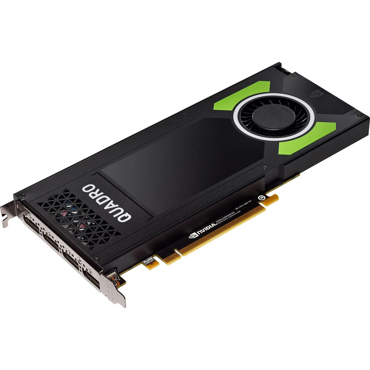 HP Quadro P4000 8GB single-slot graphics card with fan cooler