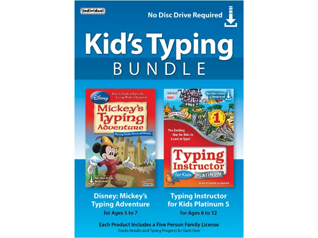 Individual Software Individual Software Kid's Typing Bundle Download learning — produkto nuotrauka