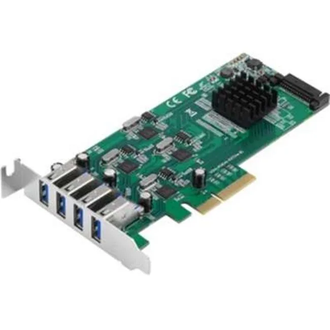 SIIG, Inc SIIG, Inc JU-P40811-S1 4-Port USB 3.0 PCIe Expansion Card — foto produk