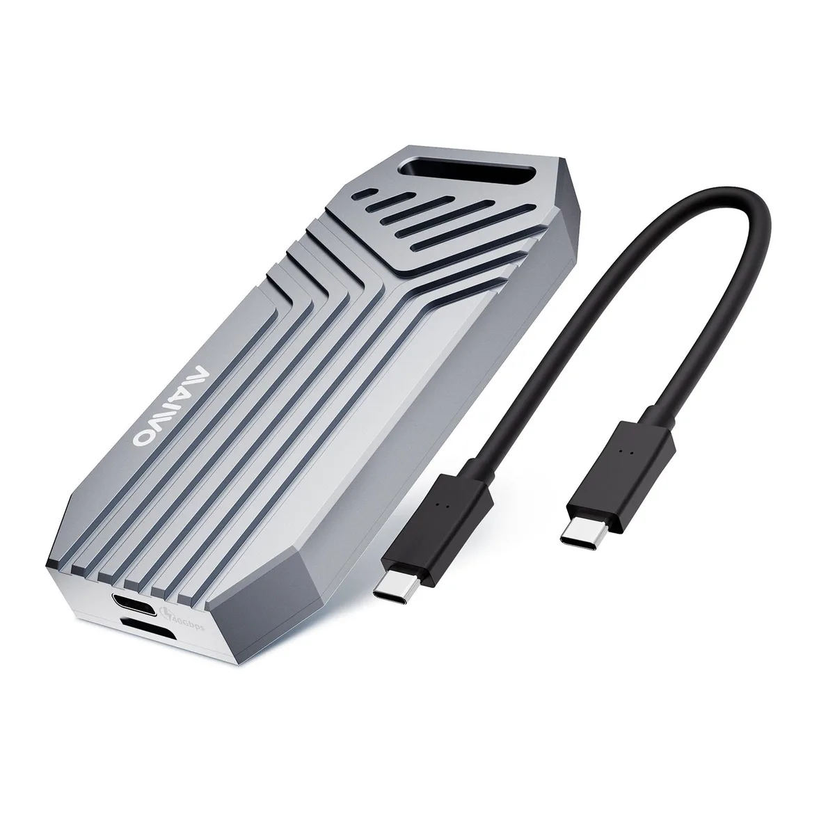 MAIWO MAIWO 80Gbps M.2 NVMe SSD Enclosure with Cooling Fan — Produktfoto