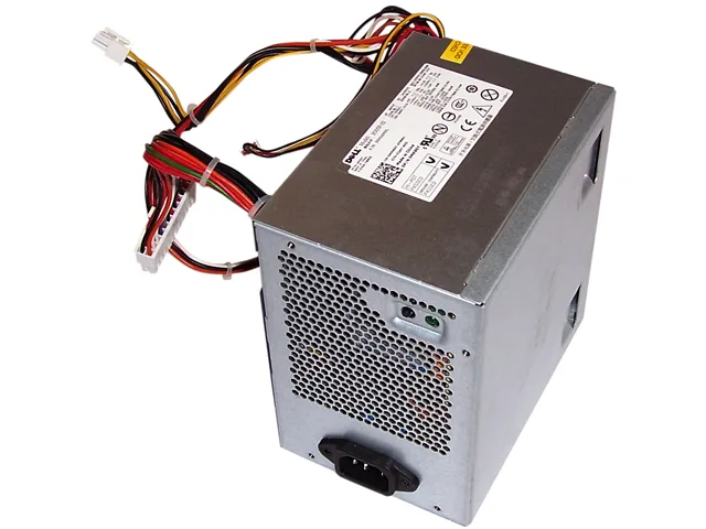 Dell P192M ATX power supply unit, metal casing, 24-pin connector, refurbished condition