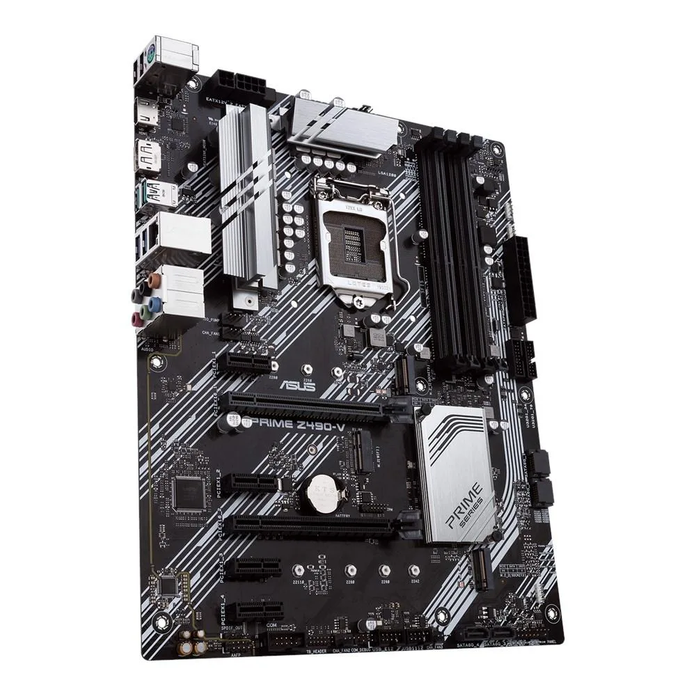ASUS ASUS PRIME Z490-V Intel motherboard LGA 1200 DDR4 128GB ATX — product photo