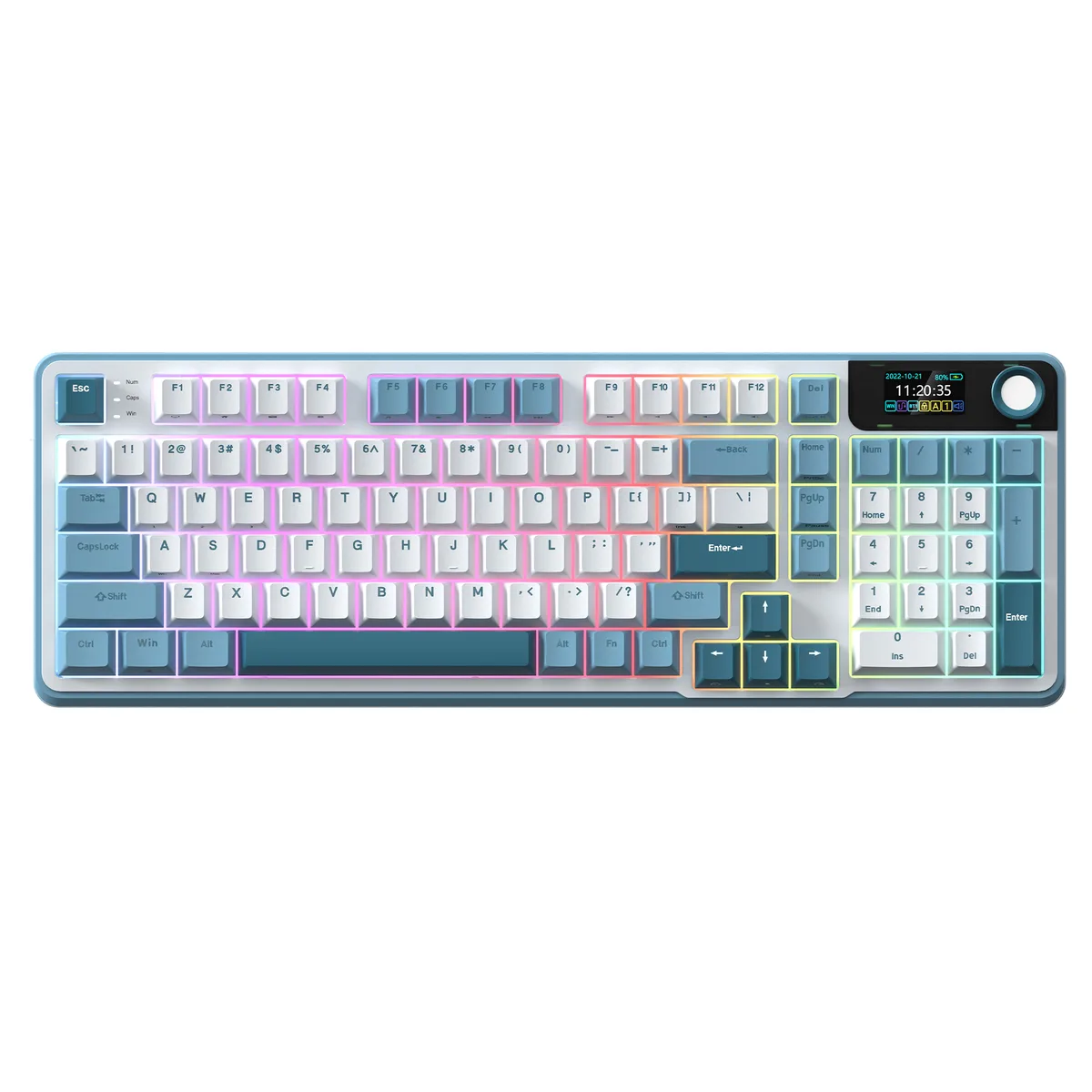 Rosewill Rosewill NEON S96 W gaming keyboard 96% 98-key white — photo du produit
