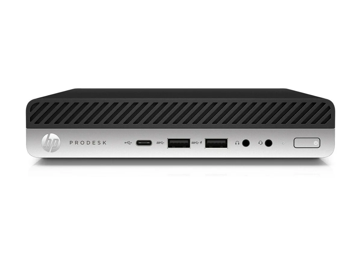 HP HP ProDesk 600 G3 Mini i5-6600T 2.7GHz 8GB DDR4 500GB HDD Win10 Pro Wi-Fi BT 4.0 — photo du produit
