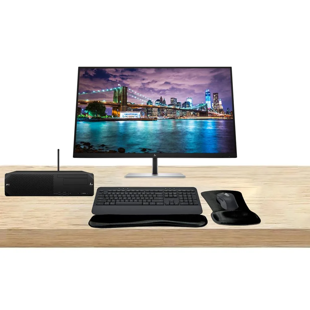 HP HP Z2 SFF G9 i7-14700 64GB 1TB RTX A2000 12GB Dual 32" 4K MK650 T2U Plus desktop PC — صورة المنتج