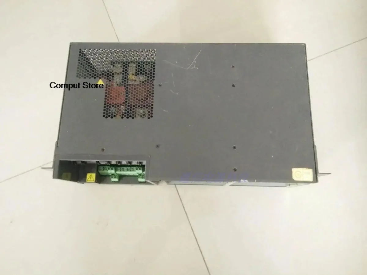 Rectangular ATX power supply unit in matte black finish