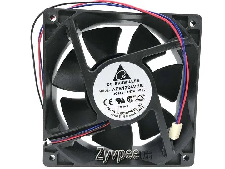 Zyvpee Zyvpee AFB1224VHE 120x38mm 24V 0.57A 3-pin case fan — صورة المنتج