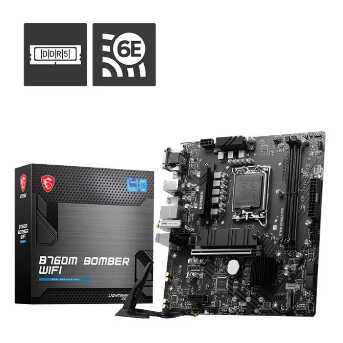 Green rectangular motherboard with silver heatsinks and black slots