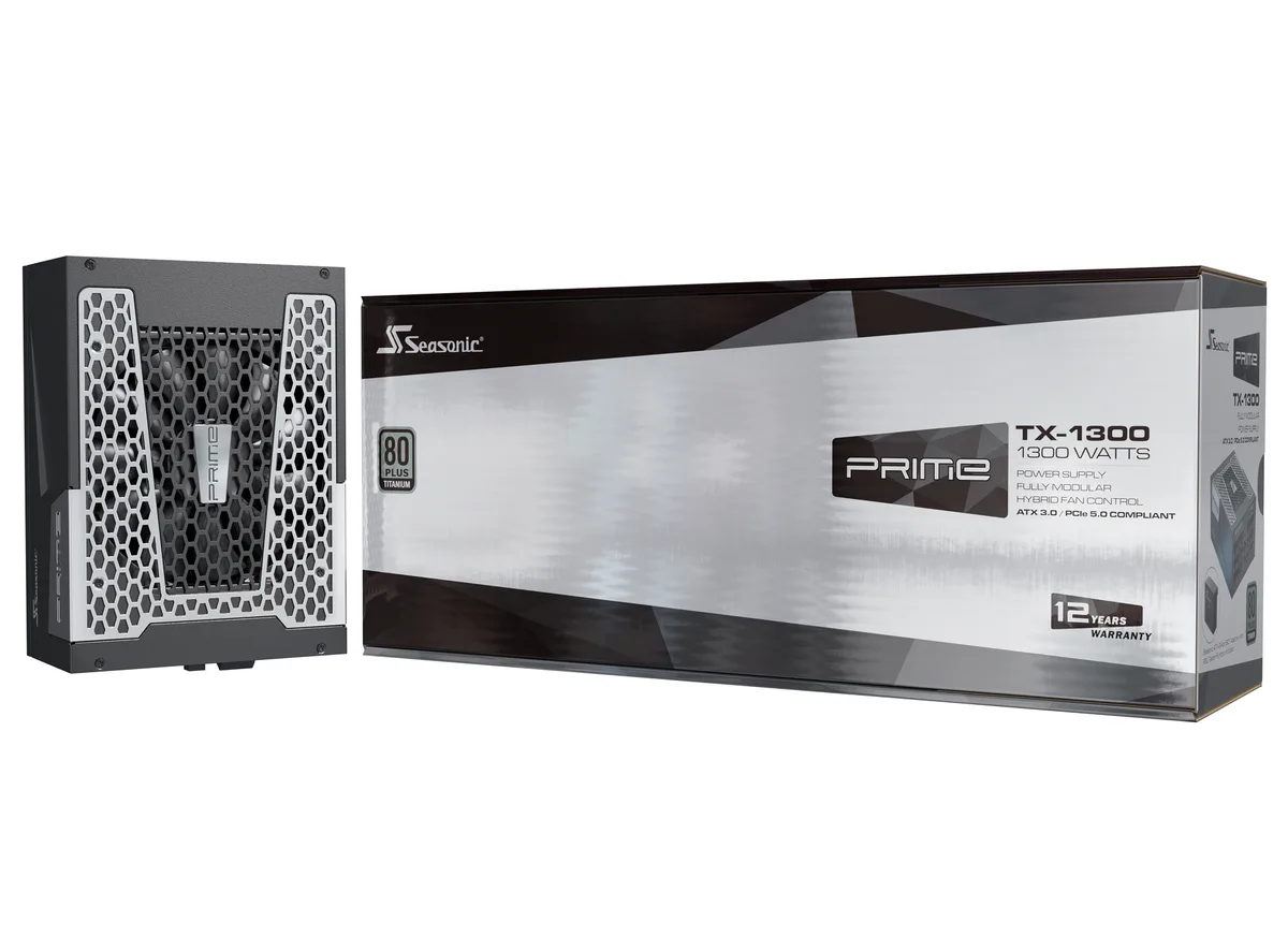 Seasonic Seasonic SSR-1300TR2 1300W 80+ Titanium ATX 3.1 power supply — product photo