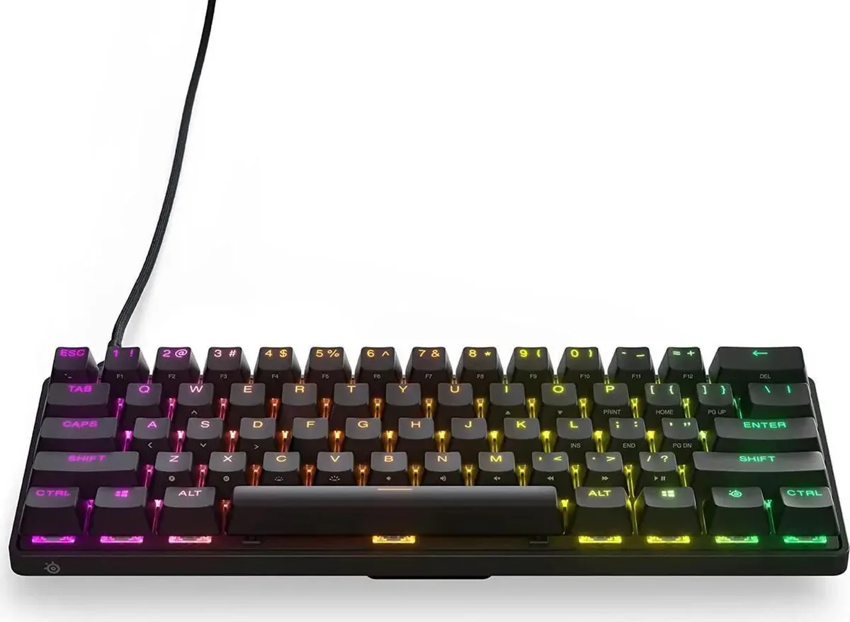 SteelSeries SteelSeries Apex Pro Mini 64821 61-Key 60% Wired Gaming Keyboard — preces foto