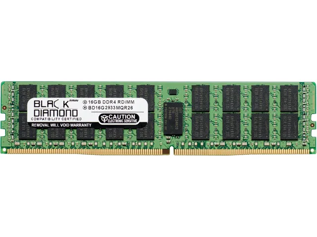 Black Diamond Memory Black Diamond Memory BD16G2933MQR26 16GB DDR4 2933 ECC Registered server RAM — photo du produit