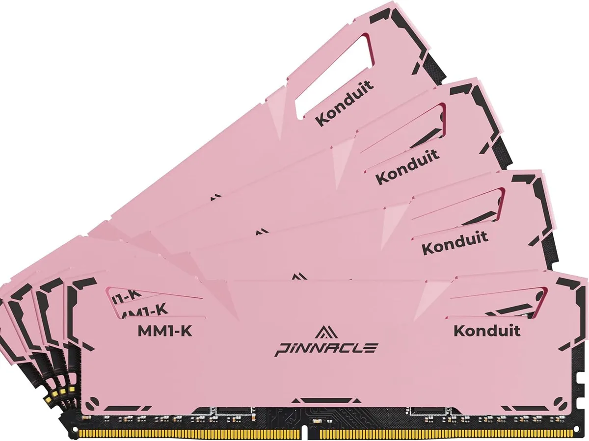 Timetec Timetec Pinnacle Konduit 64GB (4x16GB) DDR4 3200 Pink — photo du produit