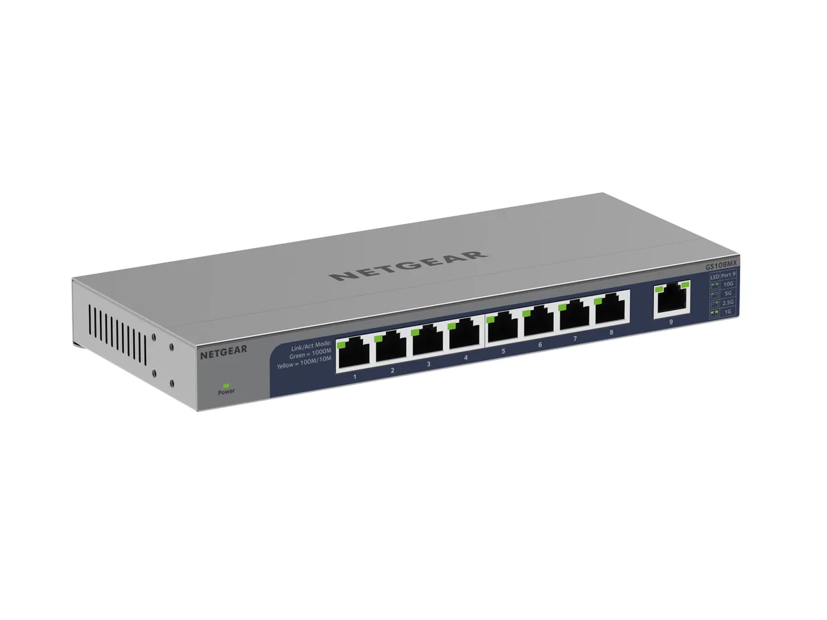 Netgear Inc. Netgear Inc. GS108MX-100NAS 8-port 10G network switch — foto produk