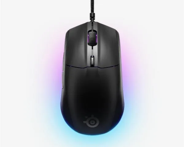 SteelSeries SteelSeries Rival 3 Gen 2 Wired Gaming Mouse Black 8500 DPI 77g 60M clicks — product photo
