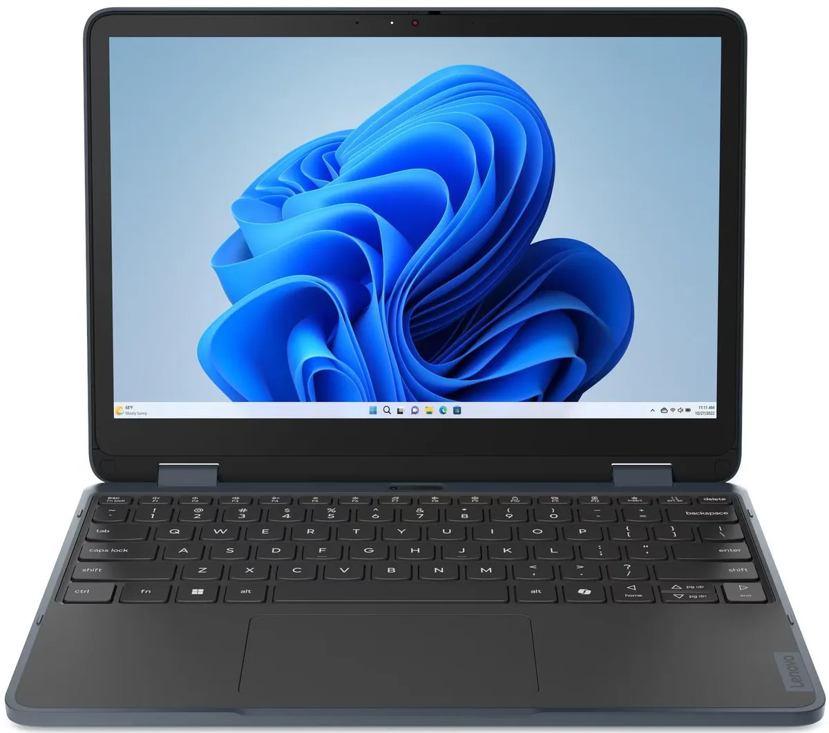 Slate Grey 12.2 inch 2-in-1 laptop with touchscreen display