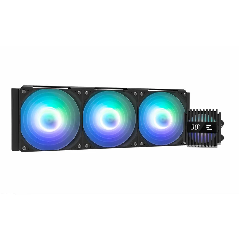 Zalman Zalman Alpha 2 V2 360 liquid cooler black 350W TDP real-time display — photo du produit