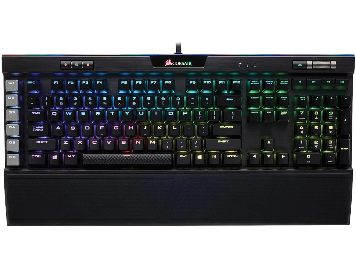 Corsair Corsair K95 RGB PLATINUM CH-9127014-NA Gaming Keyboard Cherry MX Speed Black — photo du produit
