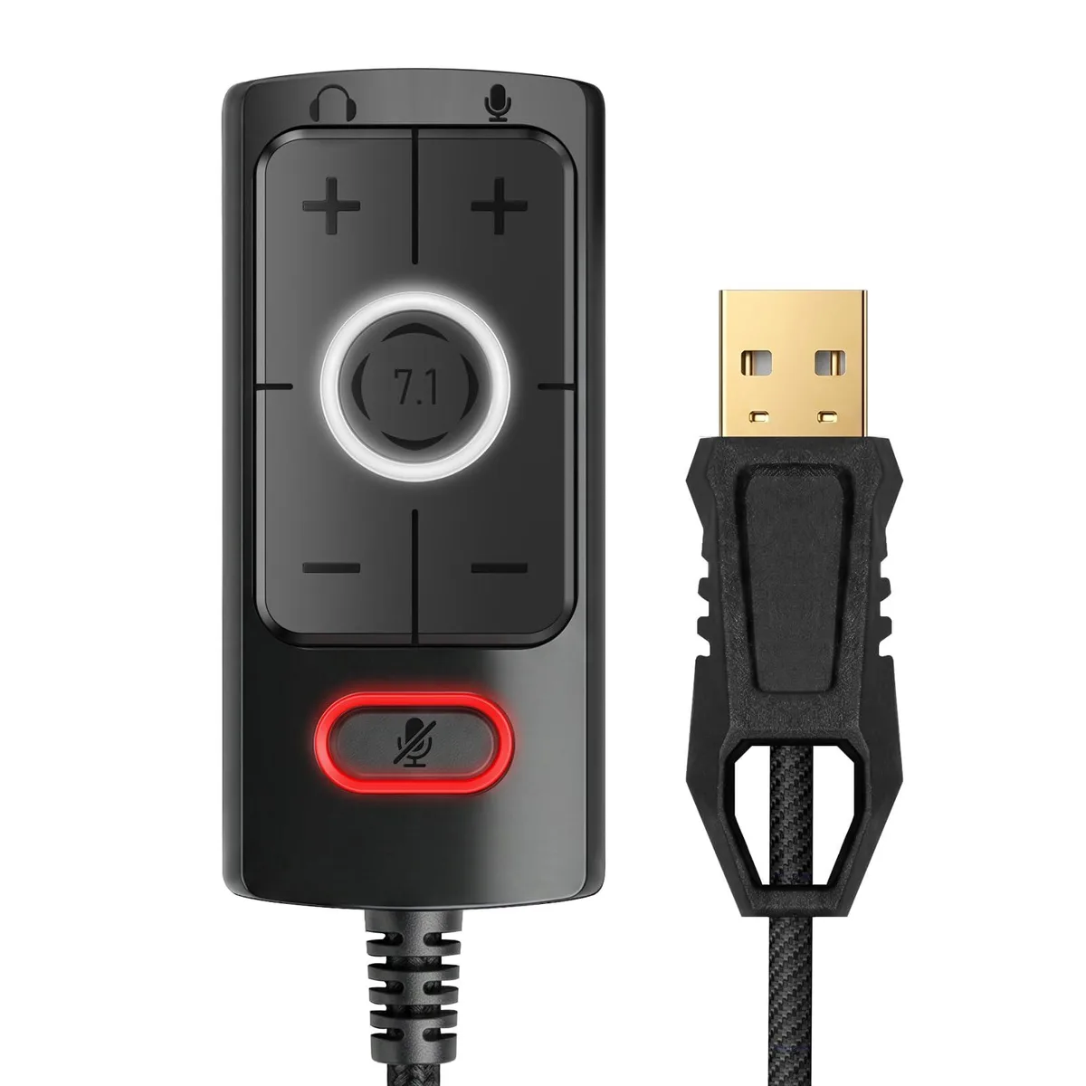 1Mii S03 USB Sound Card 7.1 Surround 3.5mm 96 KHz — product photo