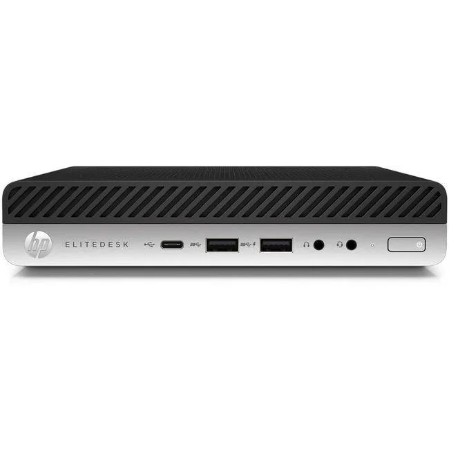 HP HP EliteDesk 800 G4 Mini PC i5-8500T 2.1GHz 8GB 256GB Black — produktfoto