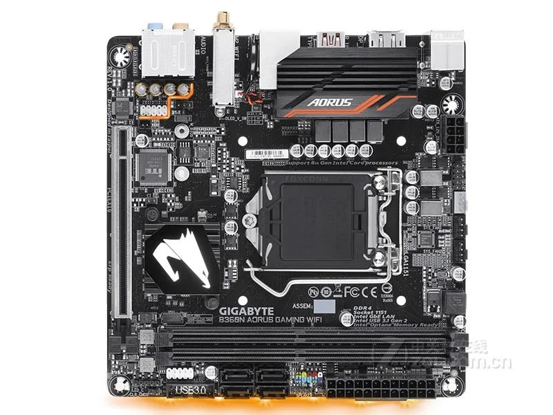 GIGABYTE GIGABYTE B360N AORUS GAMING WIFI DDR4 Mini-ITX Intel motherboard — снимка на продукта