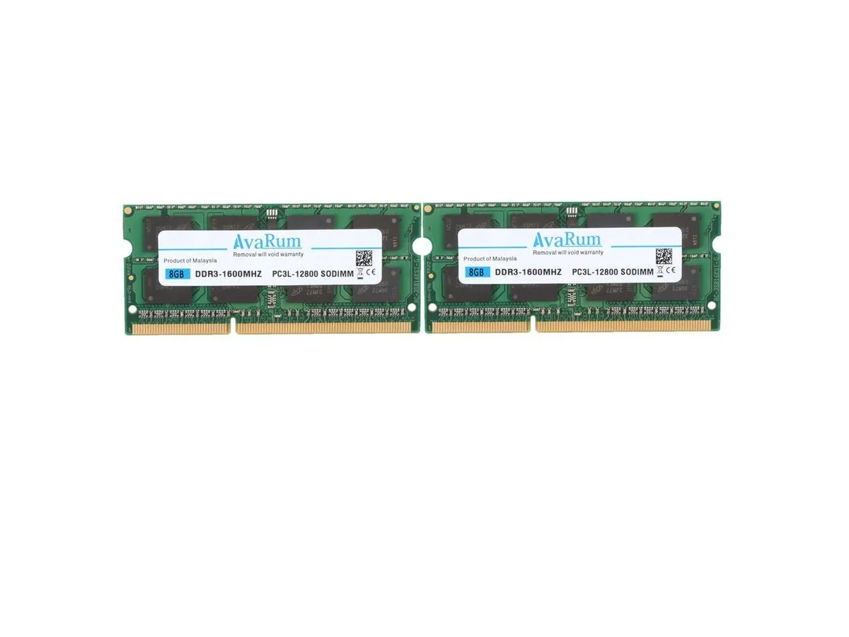 Avarum Avarum 16GB (2x8GB) DDR3L 1600 SODIMM CL11 1.35V 2Rx8 memory upgrade — 商品写真