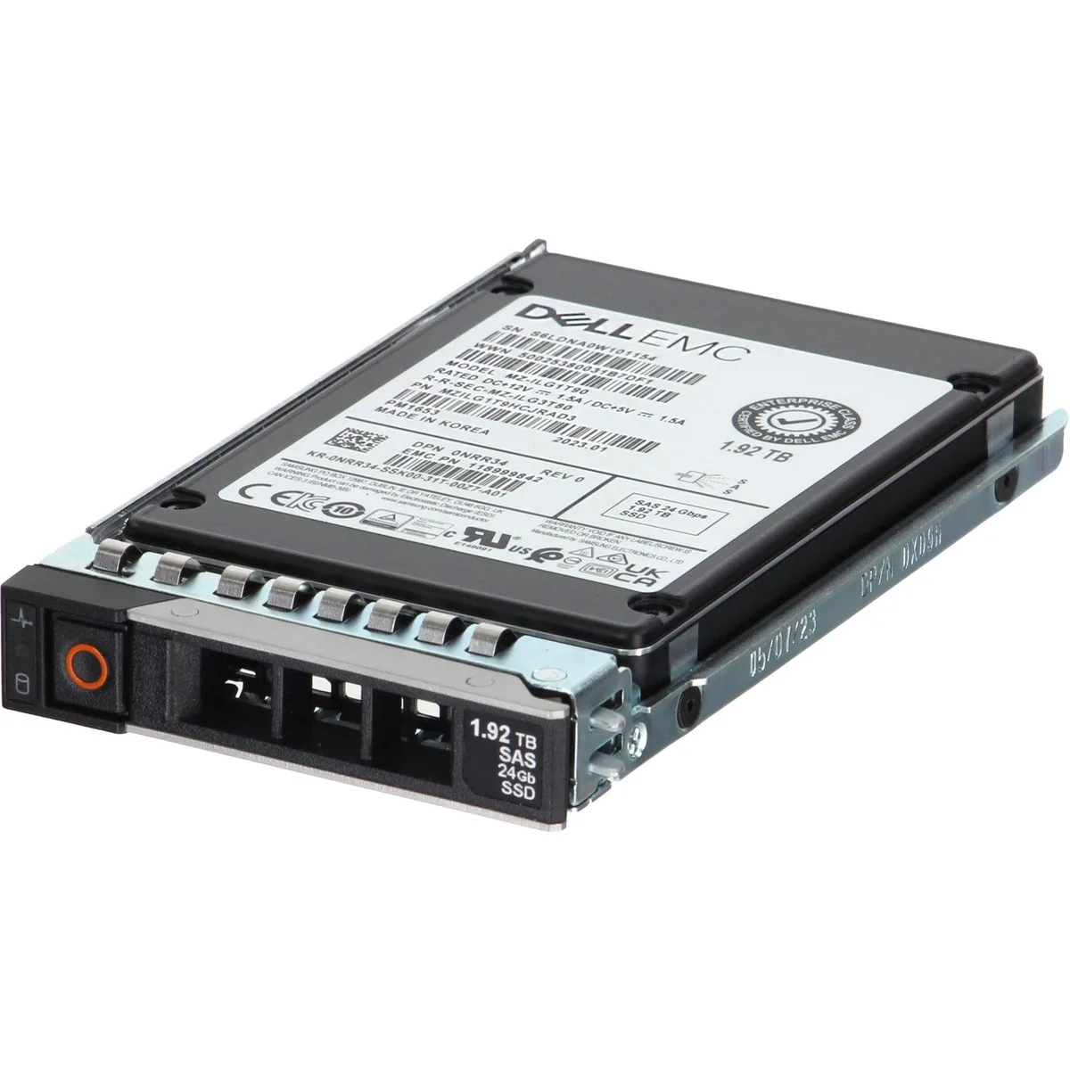 Dell 1.92TB SAS enterprise SSD in 2.5 inch form factor