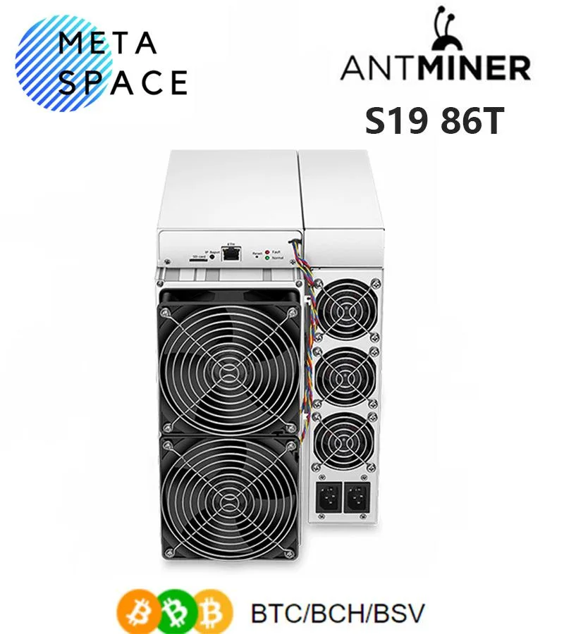 AFRNDK AFRNDK Antminer S19 86T 86TH/s 3250W SHA-256 mining hardware — product photo