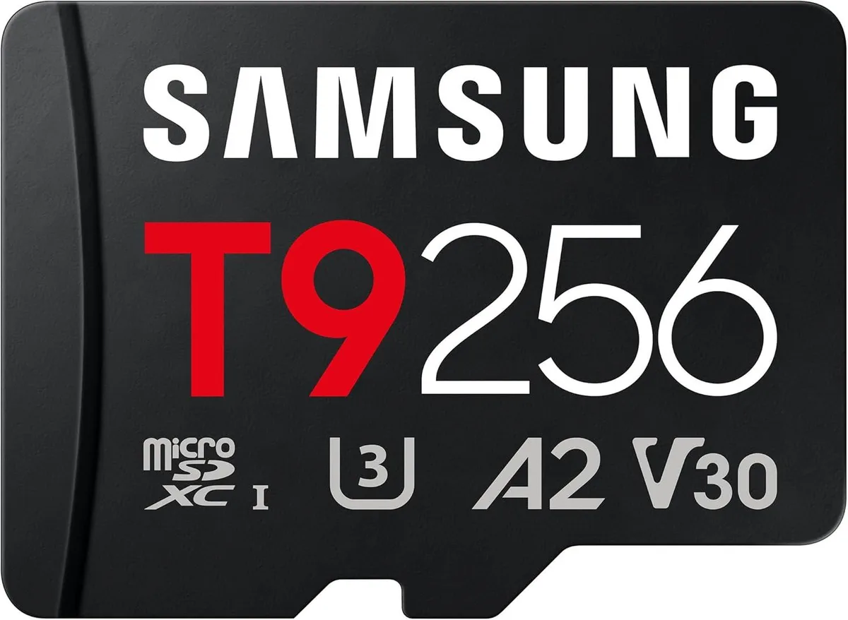 SAMSUNG SAMSUNG T9 microSDXC memory card 256GB U3 V30 A2 200MB/s 130MB/s — foto del producto