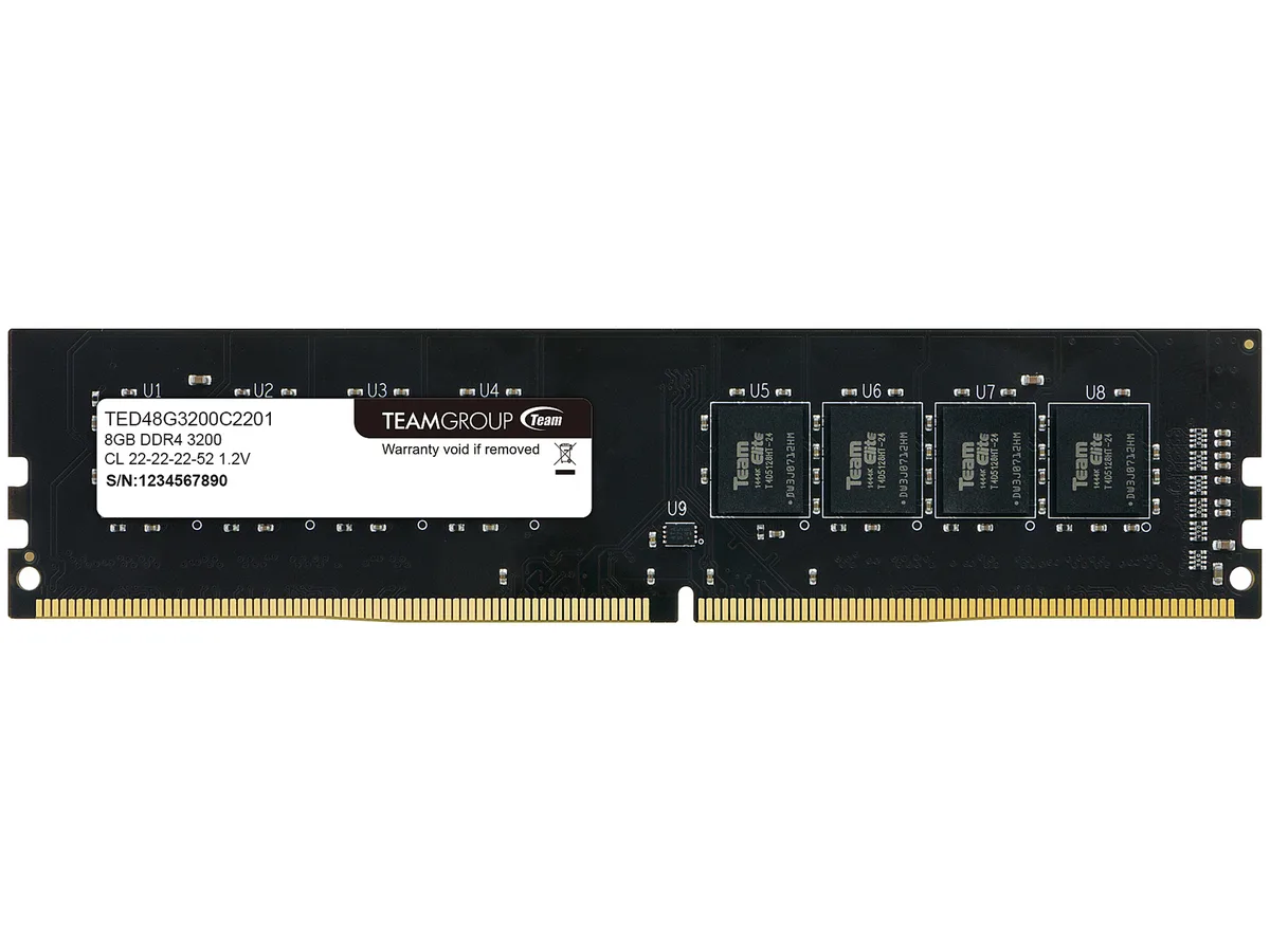 Team Group Team Group TED48G3200C2201 8GB DDR4 3200 CL22 desktop RAM — product photo
