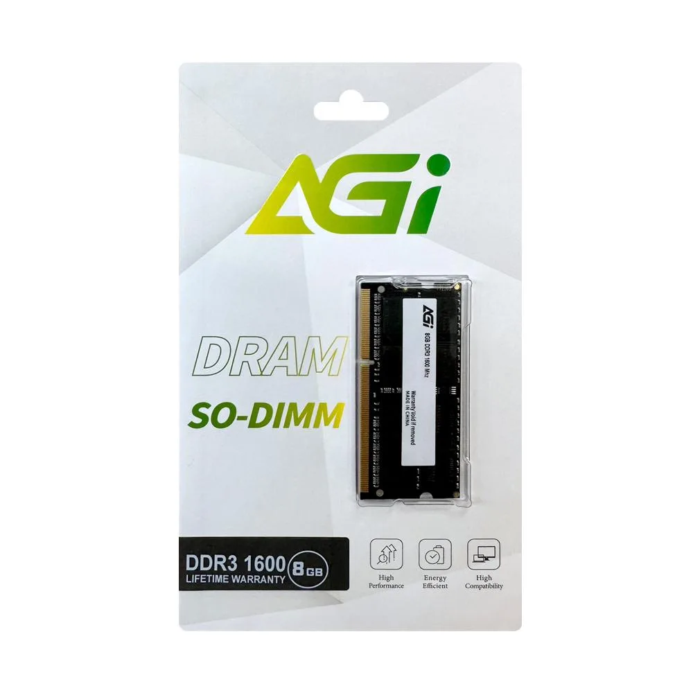 AGI AGI SD128 8GB DDR3 SO-DIMM 1600MHz CL11 1.35V~1.5V 204-pin — product photo