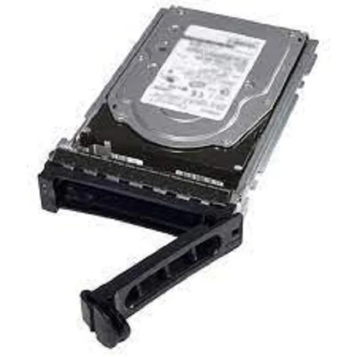 Silver 2.5 inch SAS enterprise SSD with Dell label