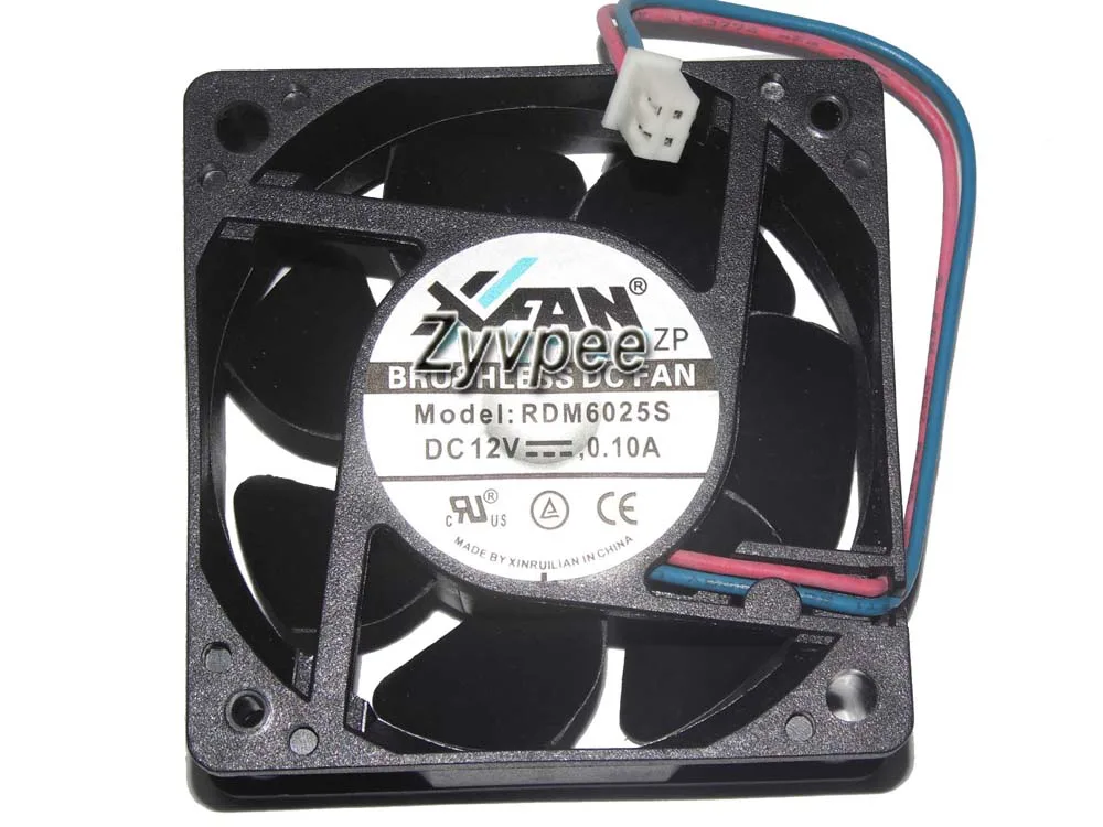 Zyvpee Zyvpee RDM6025S 60x25mm 12V 0.1A 2 Pin Case Fan — 제품 사진