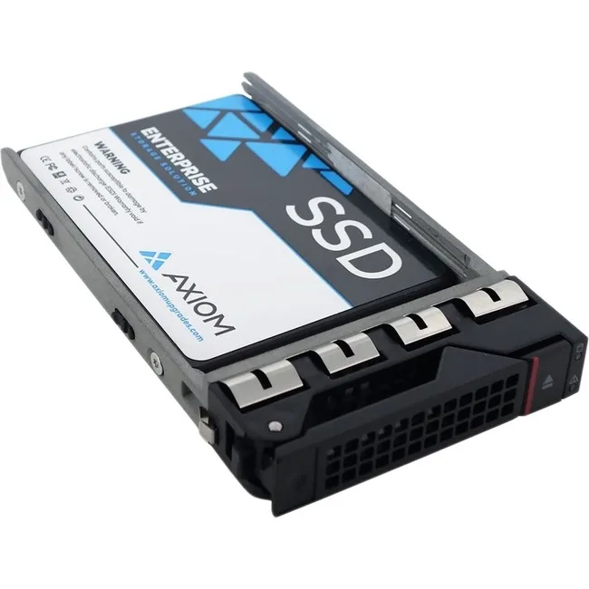 Axiom 2.5 inch hot-swap enterprise SSD with silver metal casing