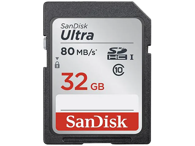 SanDisk SanDisk SDSDUNC-032G-CN6IN Ultra SD 32 GB 80 MB/s C10 U — 商品写真