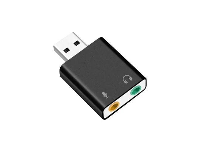 LORDWORLD LORDWORLD 7.1-Channel Aluminum Alloy USB Sound Card — product photo