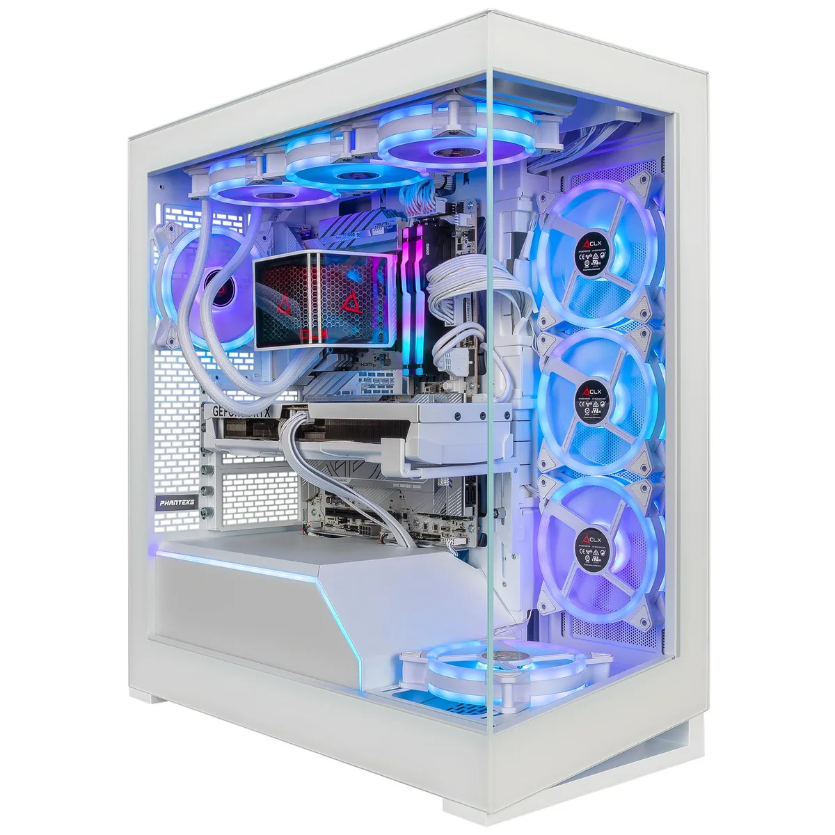 CLX Gaming CLX Gaming TGMHORRTU6201WM gaming PC Intel Core Ultra 9 285K 32GB DDR5 RTX 5080 16GB 2TB SSD — product photo