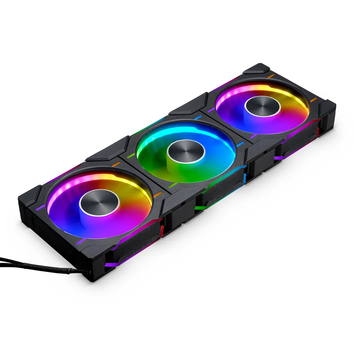 Phanteks Phanteks PH-F120D30_DRGB_PWM_BK01_3P 120mm 30mm 3-pack DRGB case fan — photo du produit