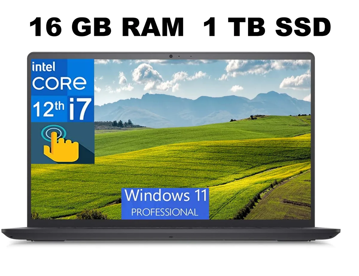 DELL DELL Inspiron 3520 15 laptop i7-1255U 16GB 1TB PCIe SSD Touchscreen — photo du produit