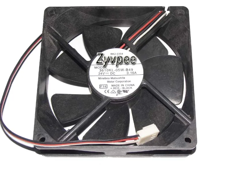 Zyvpee Zyvpee 3610KL-05W-B49 92x25mm 24V 0.16A 3-pin case fan — صورة المنتج