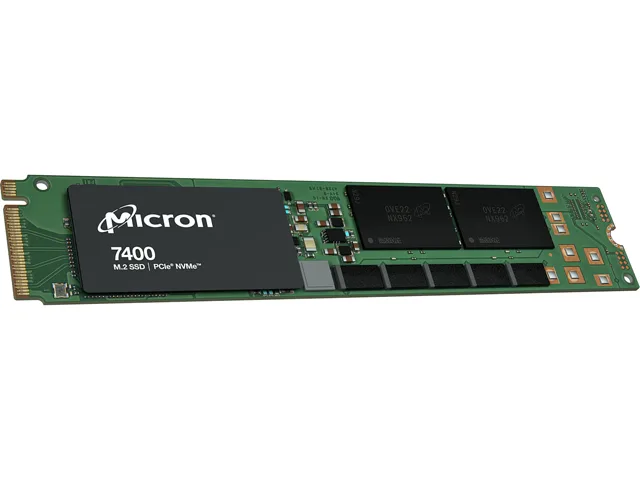 Green M.2 22110 NVMe SSD with black label